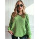 Sweter z koronką Zielony 